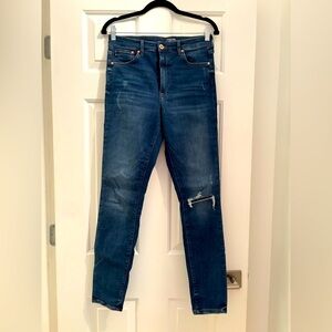 &Denim distressed skinny jeans by H & M - women’s 10